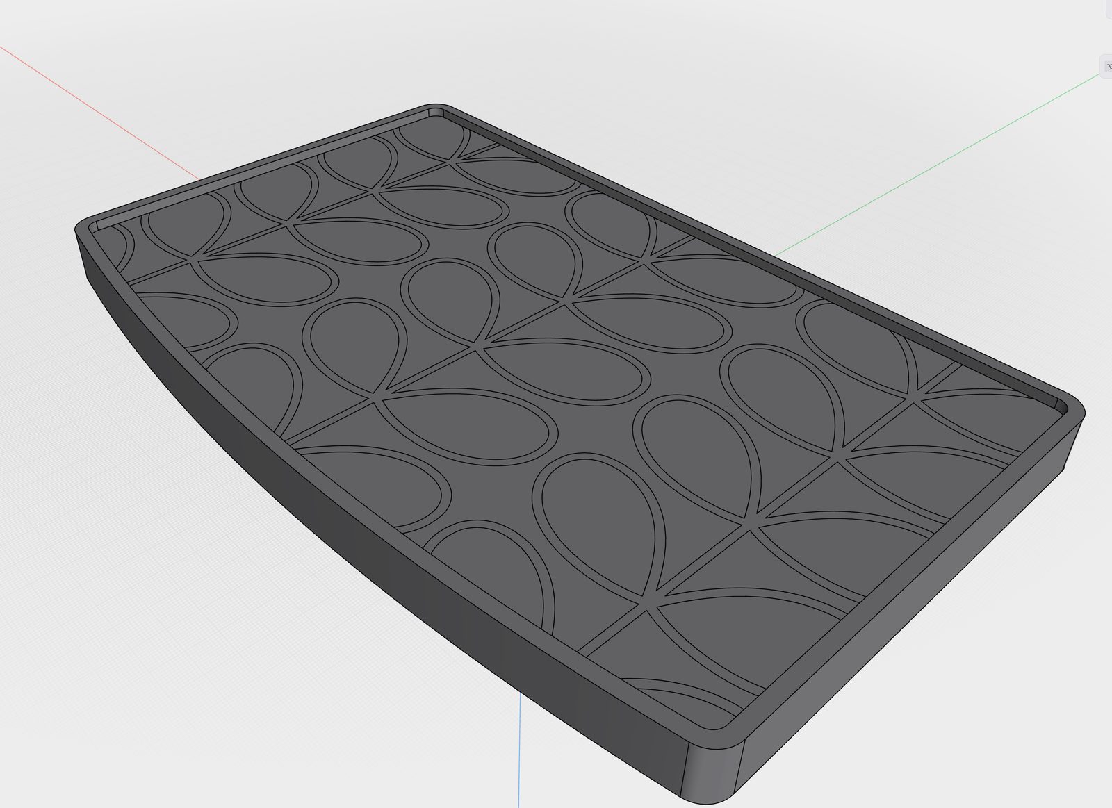 Plastic Vantastic modular campervan coffee table, custom pattern top